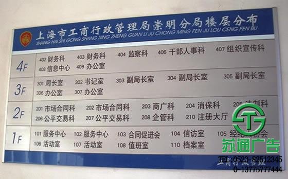 辦公樓建筑分布索引牌設(shè)計制作加工